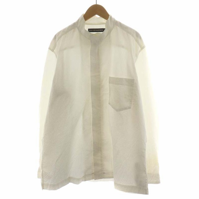 中古】イッセイミヤケメン ISSEY MIYAKE MEN 19AW シャツ 長袖 シワ