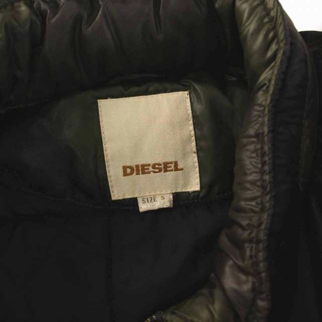 中古】ディーゼル DIESEL 中綿ジャケット 総柄 ジップアップ アウター