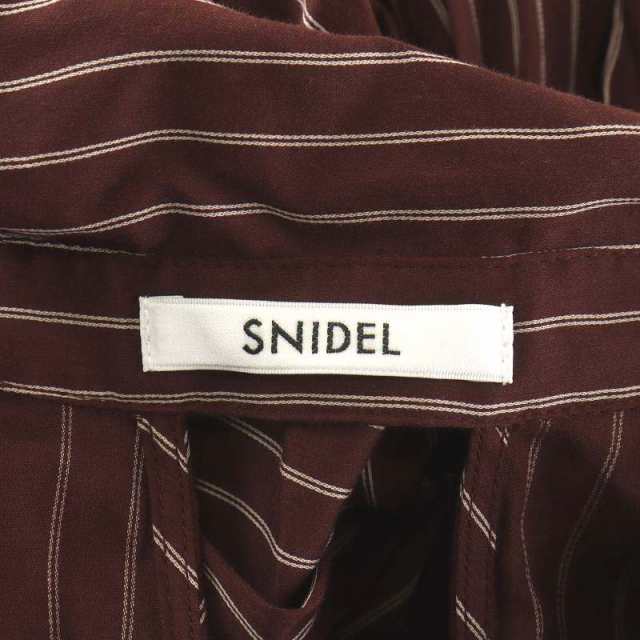 中古】未使用品 スナイデル snidel 23AW ノースリイレヘムシャツ