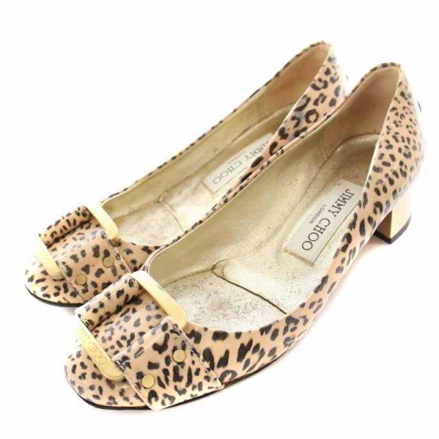 中古】ジミーチュウ JIMMY CHOO パンプス エナメル ラウンドトゥ