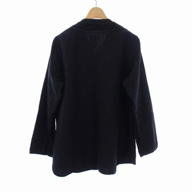 中古】ビズビム VISVIM 16AW DUGOUT SHIRT L/S 長袖シャツ ノーカラー