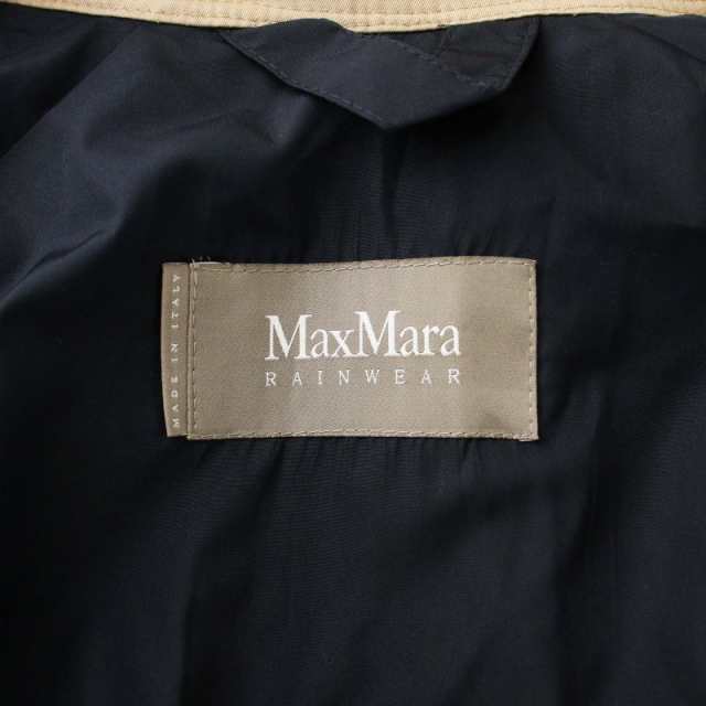 中古】マックスマーラ MAX MARA RAINWAR トレンチコート ロング ベルト