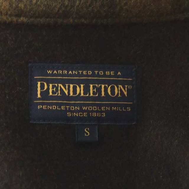 中古】ペンドルトン PENDLETON CPOシャツジャケット チェック柄 ウール