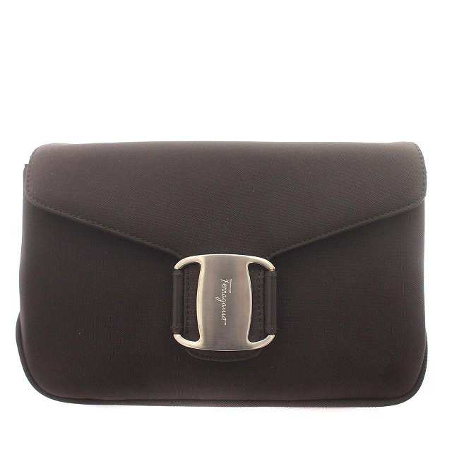 中古】サルヴァトーレフェラガモ Salvatore Ferragamo ヴァラ クラッチ ...