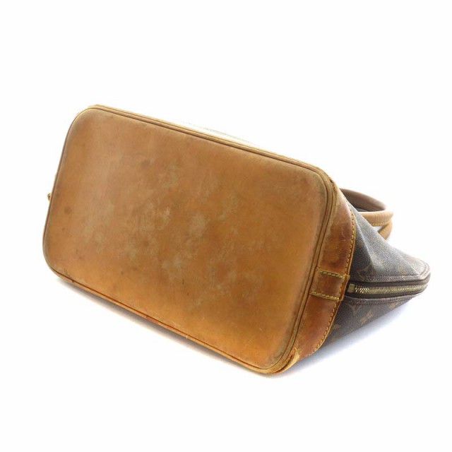 中古】ルイヴィトン LOUIS VUITTON モノグラム アルマ ハンドバッグ 茶 ...