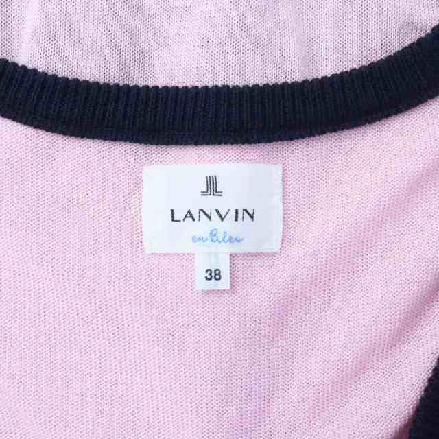 中古】ランバンオンブルー LANVIN en Bleu カーディガン ニット 長袖