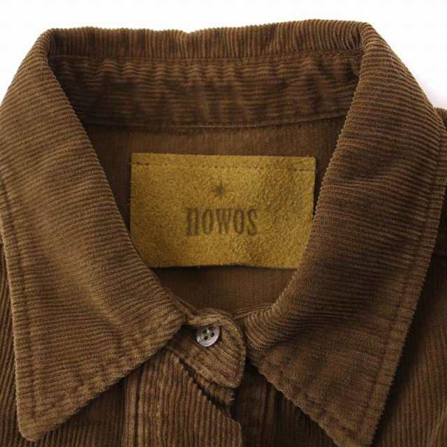 中古】ノーウォス NOWOS 22SS Corduroy onepiece コーデュロイ シャツ