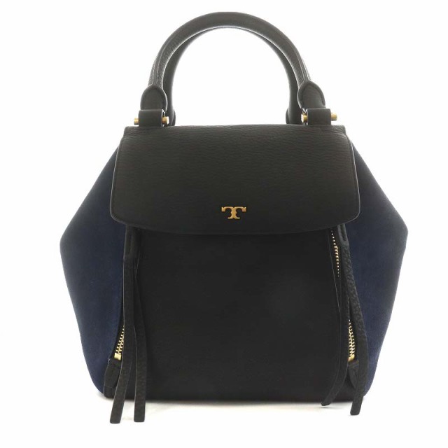 中古】トリーバーチ TORY BURCH ハーフムーン ハンドバッグ レザー