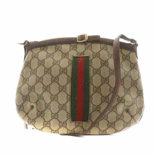 中古】グッチ GUCCI オールドグッチ シェリーライン ショルダーバッグ