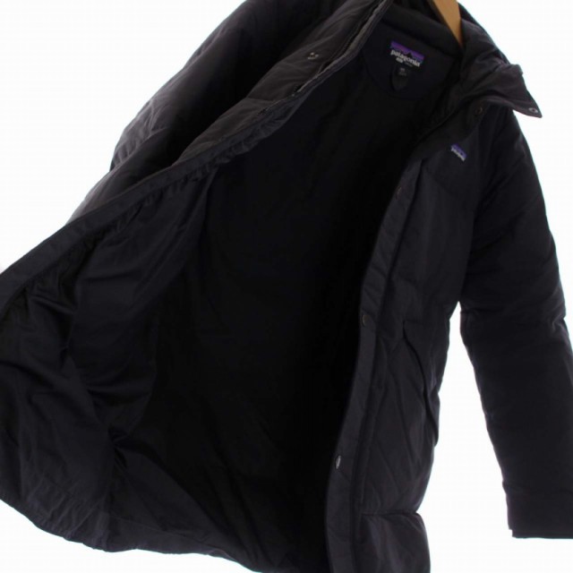 【中古】パタゴニア Patagonia ダウンドリフト パーカ ジャケット ジップアップ ロゴ ナイロン 16-18 XXL 黒 キッズ｜au PAY  マーケット