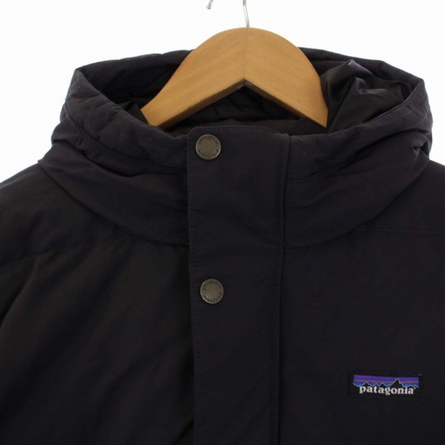 【中古】パタゴニア Patagonia ダウンドリフト パーカ ジャケット ジップアップ ロゴ ナイロン 16-18 XXL 黒 キッズ｜au PAY  マーケット