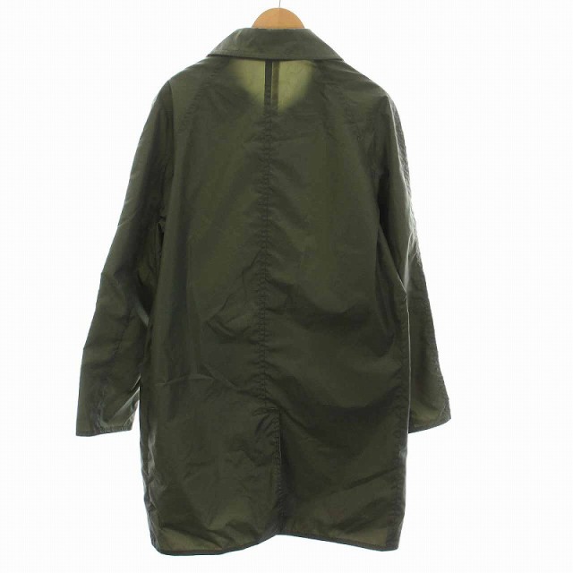 【中古】ウールリッチ WOOLRICH ナイロンコート ロング リバーシブル アウター L カーキ ベージュ /YM メンズ｜au PAY マーケット