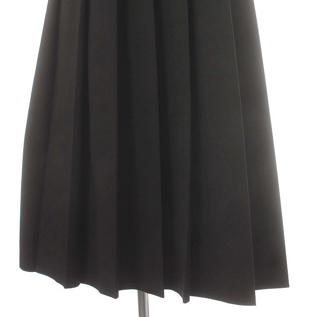 綿100％定価¥53900 美品 ENFOLD エンフォルドプリーツジャンパースカート 黒