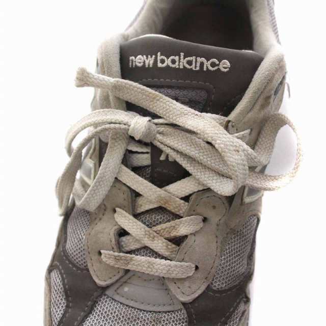 中古】ニューバランス NEW BALANCE M992GR スニーカー ローカット ...