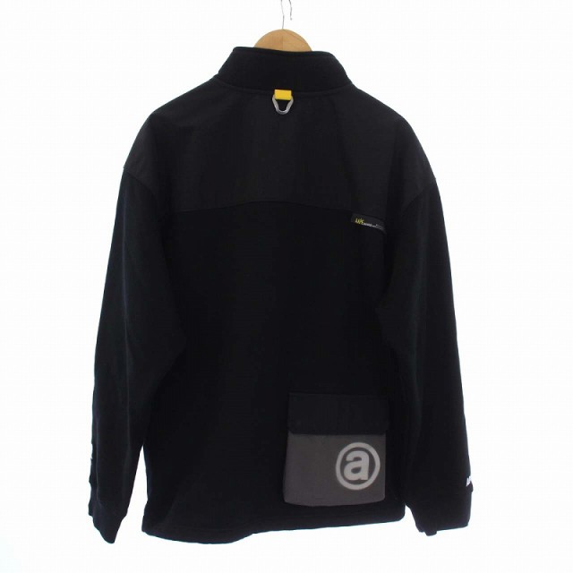 中古】A BATHING APE LOGO QUARTER ZIP SWEATSHIRT スウェット ...