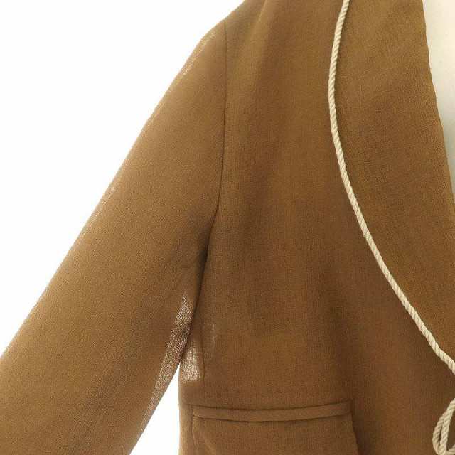【中古】カバナ Cabana ジャケット 38 M 茶 ブラウン 20SS-JK02-H /AN22 レディースの通販は