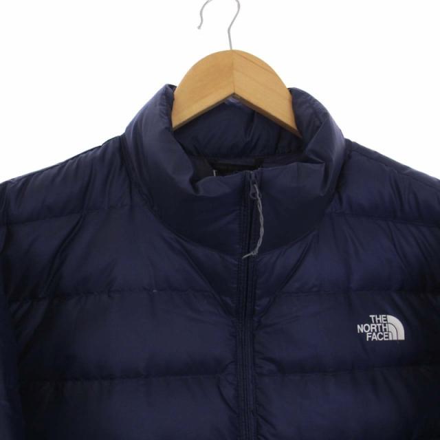 未使用品 ザノースフェイス THE NORTH FACE LIGHT DOWN JACKET ライトダウンジャケット アウター ジップアップ スタンドカラー 2XL 紺 NJ1D 中古】未使用品 THE NORTH FACE LIGHT DOWN JACKET ジップアップ