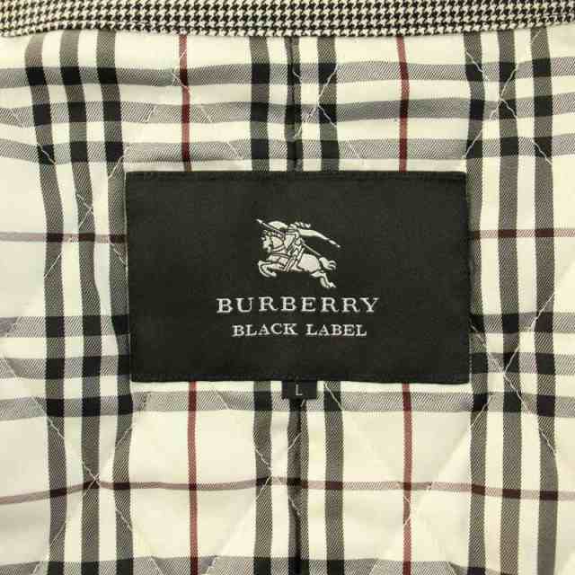 BURBERRY BLACK LABEL 中綿コート ピーコート Pコート アウター 千鳥格