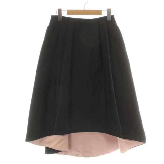 中古】チェスティ Chesty フレアスカート ひざ丈 ロング ミモレ タック  