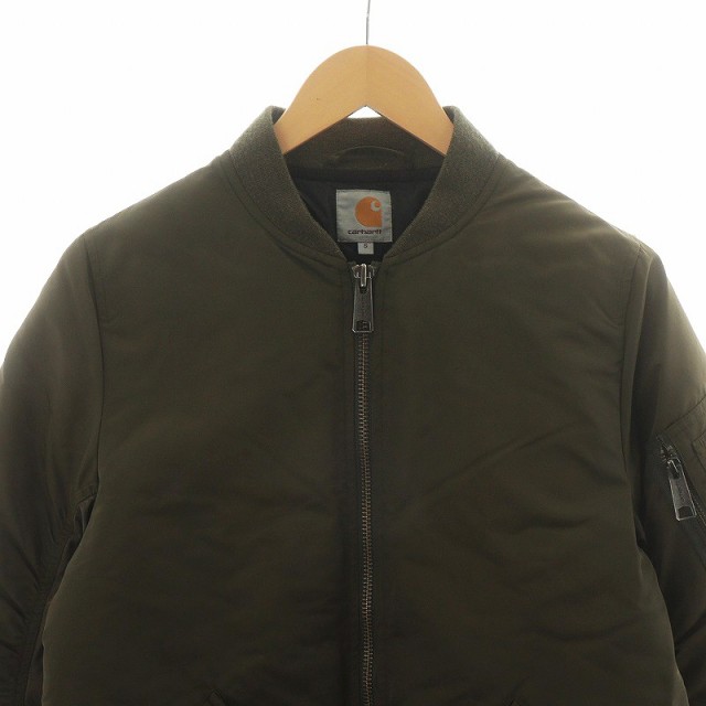 中古】カーハート carhartt MA-1 WIP ASHTON BOMBER JACKET ボンバージャケット フライトジャケット S  カーキの通販はau PAY マーケット - ブランド古着のベクトル | au PAY マーケット－通販サイト