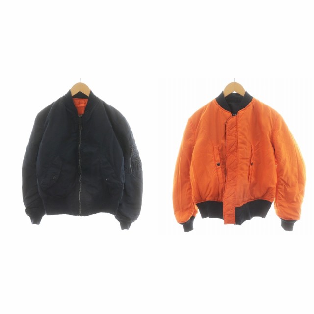 アルファ ALPHA MA-1 BOMBER JACKET フライトジャケット リバーシブル