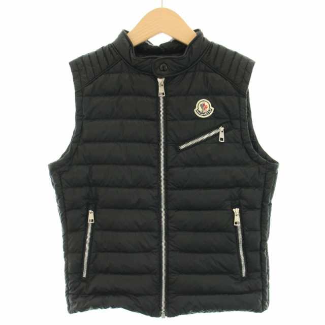 【中古】モンクレール MONCLER 17SS テオ ジレ THEO GILET ダウンベスト アウター 12anni 152cm 黒 ブラック キッズ