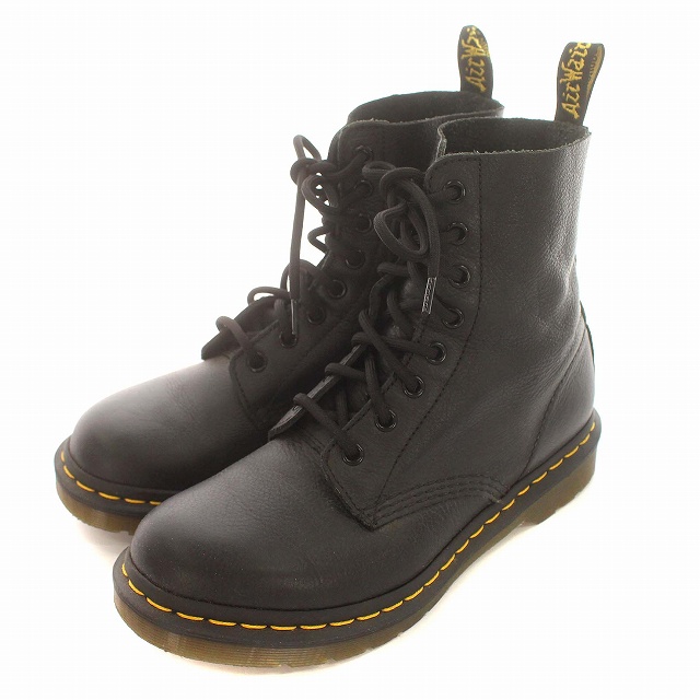 レザー ワークブーツ 黒 中古】ドクターマーチン DR.MARTENS 8 レザー ワークブーツ 黒 中古】ドクターマーチン DR.MARTENS 8