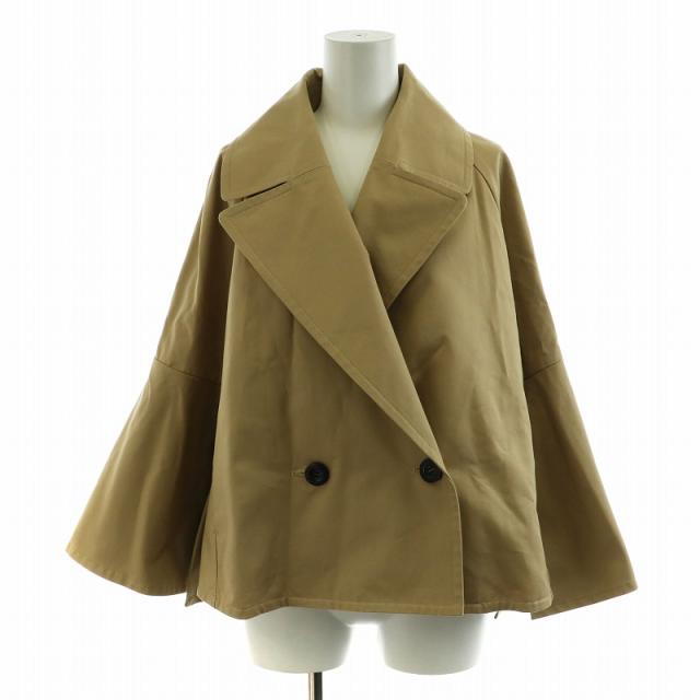 中古】ヨリ yori 23SS コットンショートトレンチコート F ベージュ  