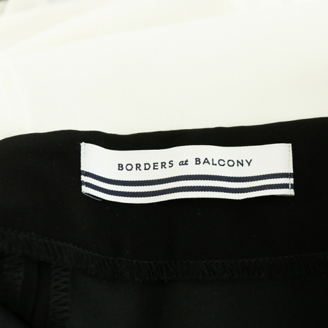 中古】ボーダーズアットバルコニー BORDERS at BALCONY オールインワン 長袖 肩フリル ボーダー 36 S 白 黒の通販はau PAY  マーケット - ブランド古着のベクトル | au PAY マーケット－通販サイト