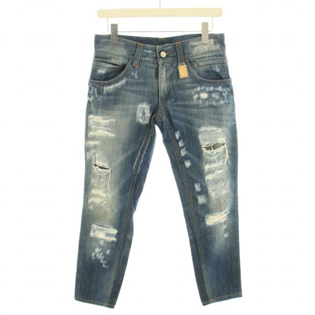 DOLCE & GABBANA ホワイトデニムパンツ 44 DOLCE&GABBANA ドルチェ