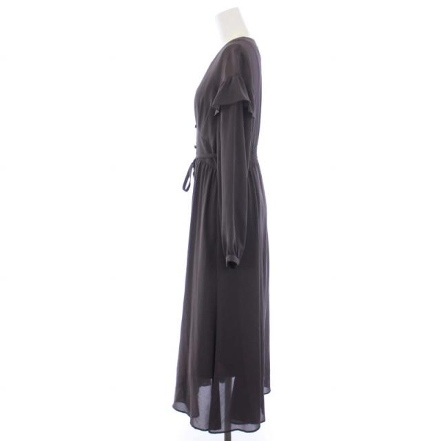 中古】セルフォード CELFORD 21AW 期中シフォンVネックワンピース 