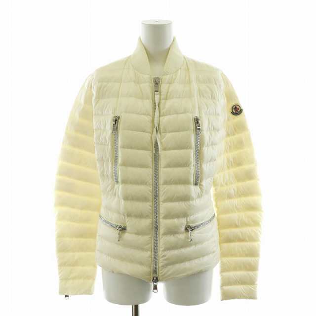 【中古】モンクレール MONCLER 17AW ブレニー BLENNIE GIUBBOTTO インナーダウン ダウンジャケット ナイロン 1 M 白