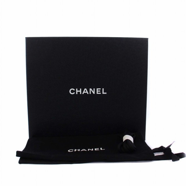 【中古】シャネル CHANEL 23AW ソックス スニーカー ココマーク スエード ニット 切替 37 24cm 紺 グレー G45204