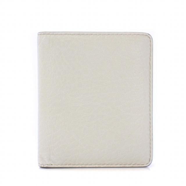 【中古】メゾンマルジェラ 11 Maison Margiela 11 Compact Bi Fold Wallet 二つ折り財布 コンパクト レザー 白の通販は
