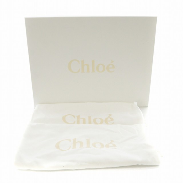 【中古】クロエ CHLOE 24SS Nama サンダル ウェッジソール 厚底 アンクルストラップ 37 24.0cm 白 ホワイト