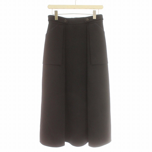 【中古】シクラス CYCLAS スカート ロング フレアスカート 36 S 黒 ブラック /☆G レディースの通販は
