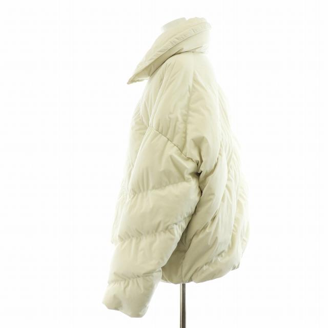 【中古】シックスバイワン コペンハーゲン HIGH COLLAR DOWN JACKET ダウンジャケット アウター 0 S アイボリー_1