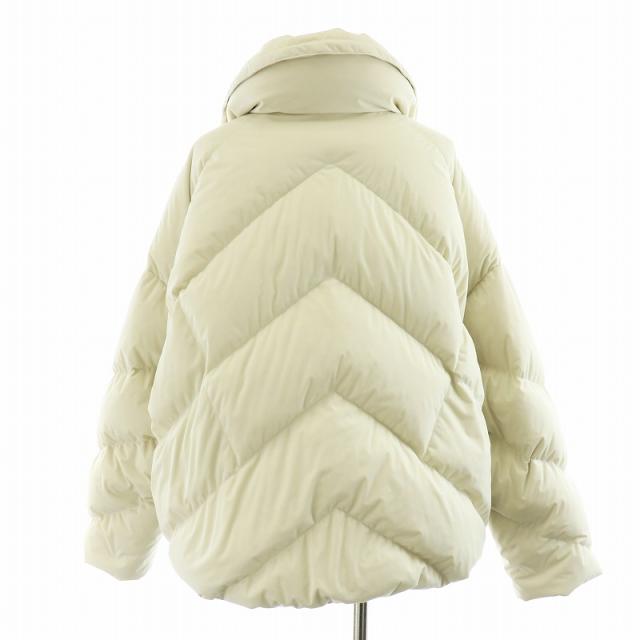 【中古】シックスバイワン コペンハーゲン HIGH COLLAR DOWN JACKET ダウンジャケット アウター 0 S アイボリー_2