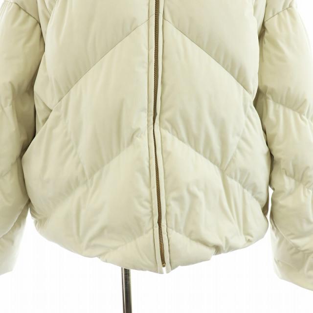 【中古】シックスバイワン コペンハーゲン HIGH COLLAR DOWN JACKET ダウンジャケット アウター 0 S アイボリー_6