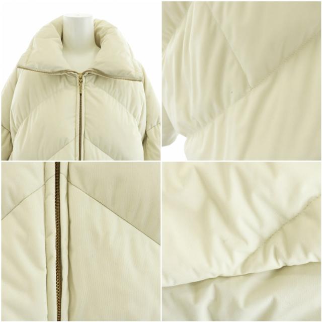 【中古】シックスバイワン コペンハーゲン HIGH COLLAR DOWN JACKET ダウンジャケット アウター 0 S アイボリー_7