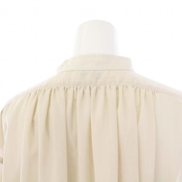 HYKE LINEN BIB FRONT SHIRT DRESS ワンピース