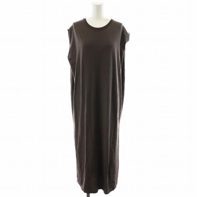 セオリーリュクス 21SS Soft ワンピース ロング 038 黒（Theory luxe  