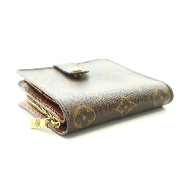 ルイヴィトン◇コンパクトジップ◇モノグラム◇ラウンドファスナー