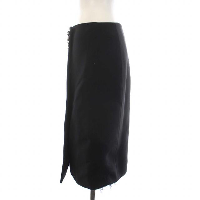 PRADA プラダ　ラップスカート(希少品) サイズM ほぼ未使用 中古・古着通販】PRADA (プラダ) リナイロンスカート ブラック