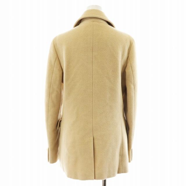 中古】マックスマーラ MAX MARA 白タグ ピーコート Pコート キャメル