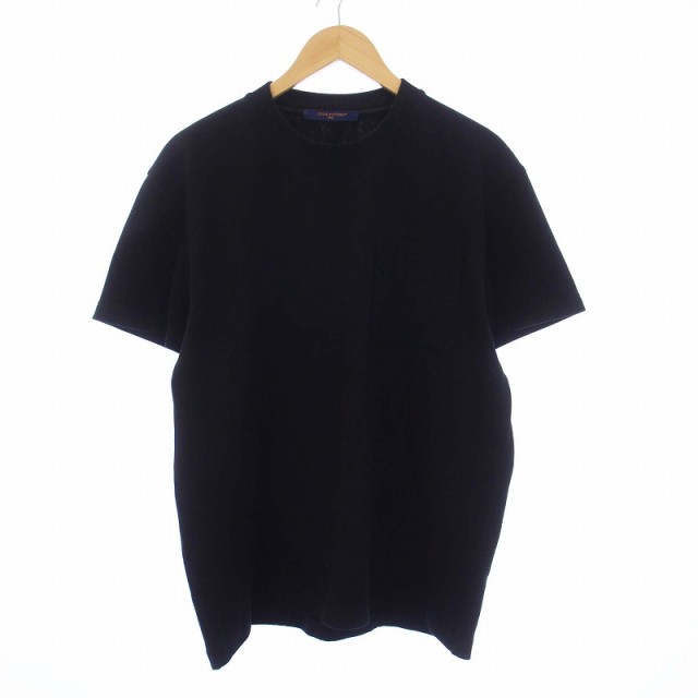 【中古】LOUIS VUITTON 24SS モノグラムTシャツ カットソー 半袖 クルーネック M 黒 ノワール RM241MQ TCL HQY41Wの通販は