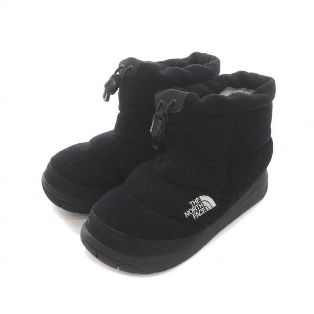 【中古】ザノースフェイス W Nuptse Bootie Wool 5 Short ヌプシブーティーウール5ショート ブーツ US5 黒 NFW51879の通販は