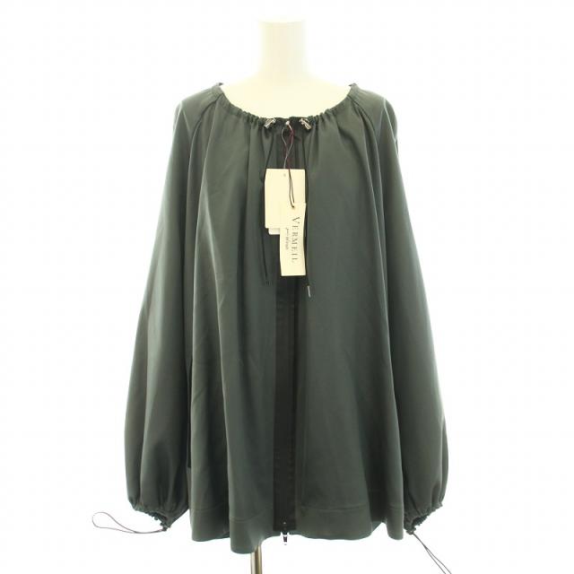 【中古】ヴェルメイユ パー イエナ 21SS コーティングブライトギャザーブルゾン アウター F カーキ レディースの通販は