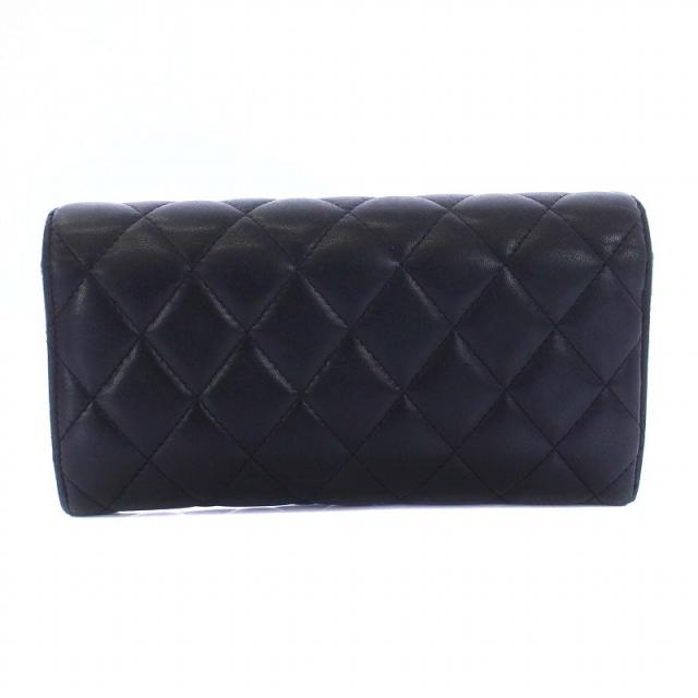 ✨️美品✨️ シャネル マトラッセ ラムスキン 長財布 ココマーク 二つ折り財布 シャネル 長財布 二つ折り 財布 マトラッセ ラムスキン