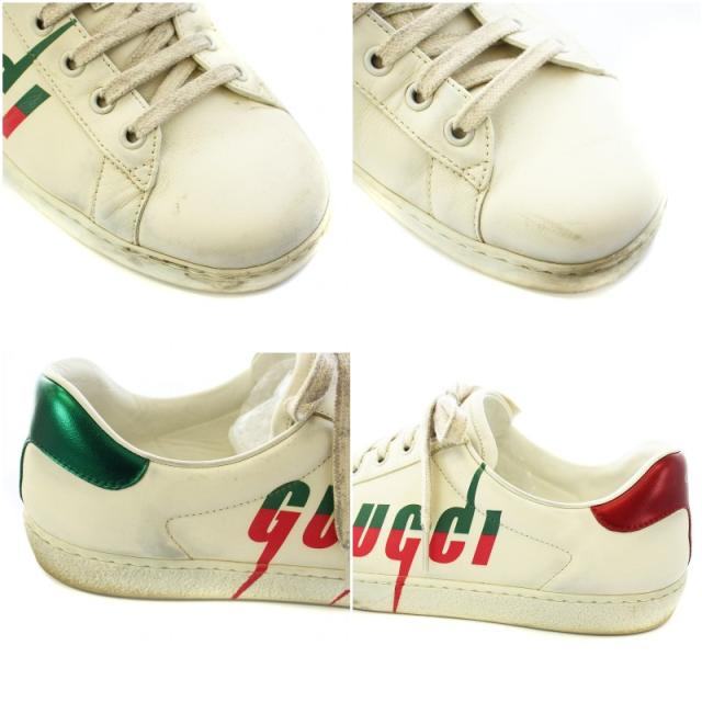 中古】GUCCI 19AW エースブレード スニーカー ローカット レザー